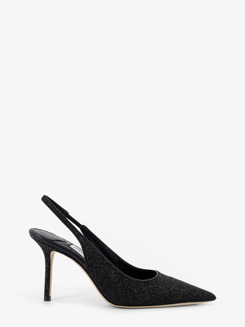 Jimmy Choo Zapatos de tacón Jimmy Choo Love con purpurina negra - World Class Fashion