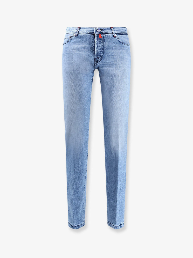 Kiton Ciro Paone Kiton Ciro Paone Men's Blue Denim Jeans - World Class Fashion