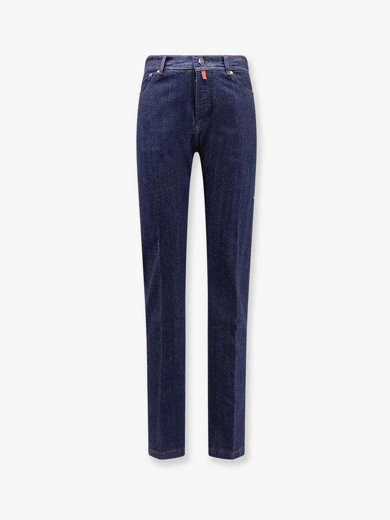 Kiton Ciro Paone Kiton Ciro Paone Cotton Blend Jeans Blue Men - World Class Fashion