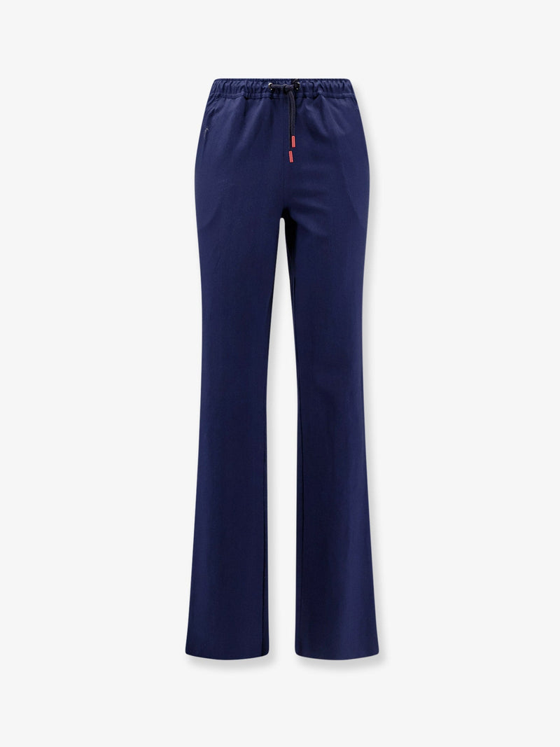 Kiton Ciro Paone Kiton Ciro Paone Cotton Drawstring Trousers Blue - World Class Fashion