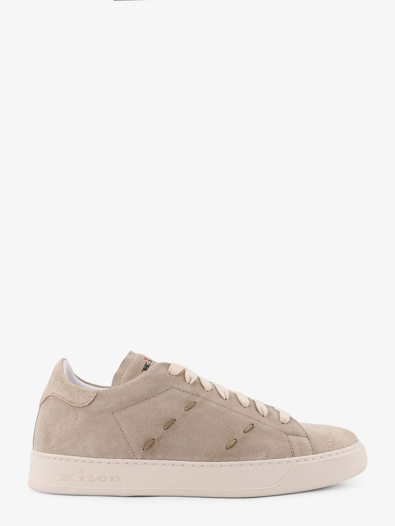 Kiton Ciro Paone Kiton Ciro Paone Suede Sneakers Beige Men - World Class Fashion