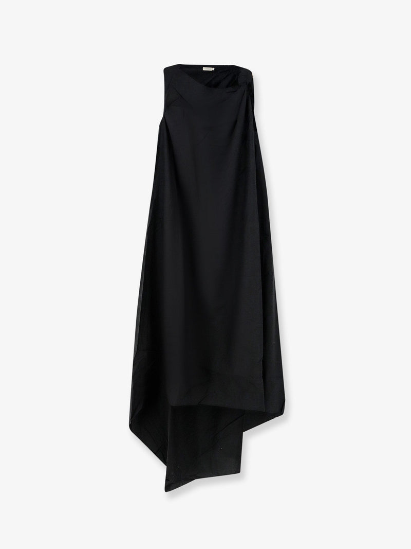 Lamrons Lamrons Viscose Lyocell Blend Dress Black Women - World Class Fashion