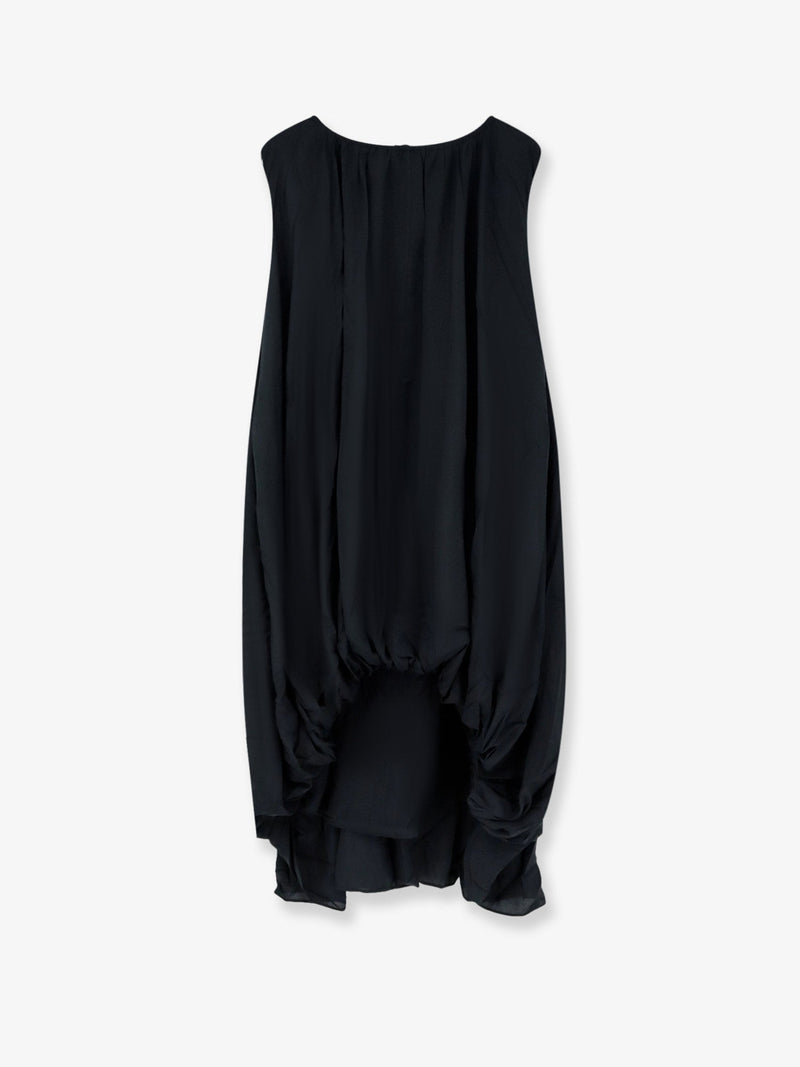 Lamrons Lamrons Modal and Silk Blend Dress Black - World Class Fashion