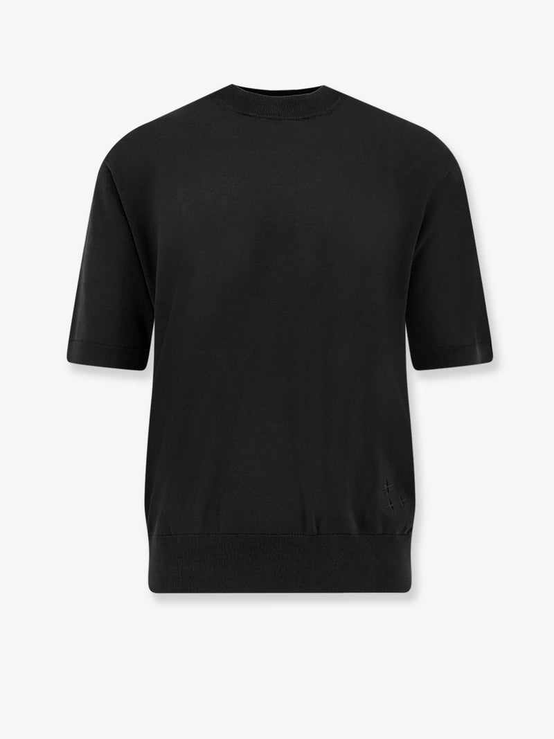 Laneus Suéter de Algodón Laneus para Hombre Negro - World Class Fashion