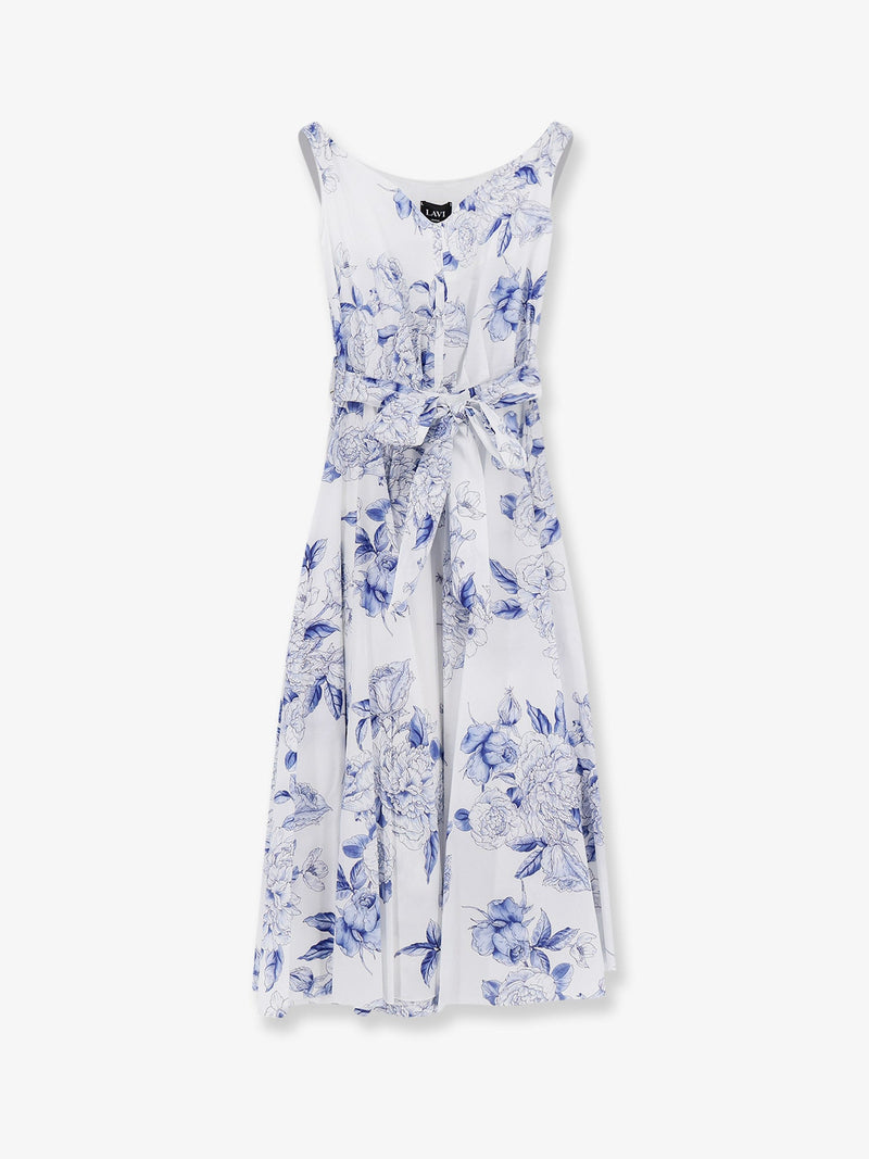 Lavi Lavi Mambo Cotton Dress Blue Women - World Class Fashion