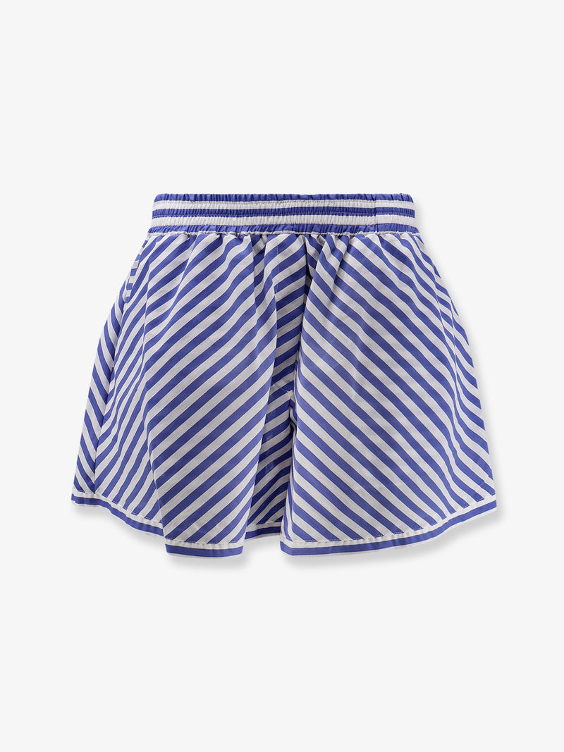 Lavi Lavi Lory Cotton Blend Shorts Blue - World Class Fashion