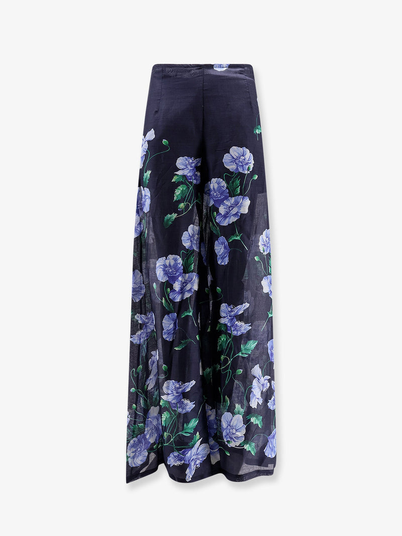 Lavi Lavi Frangipane Pantalones de Ramio Azules - World Class Fashion