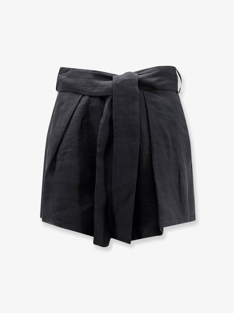 Lavi Lavi Dafne Shorts Ramie Negro - World Class Fashion