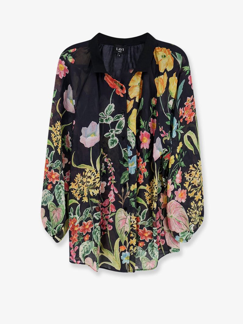 Lavi Lavi Afrodite Ramie Shirt Black - World Class Fashion