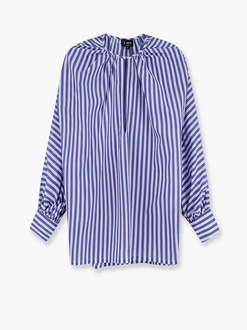 Lavi Lavi Nenné Cotton Blend Shirt Blue Women - World Class Fashion
