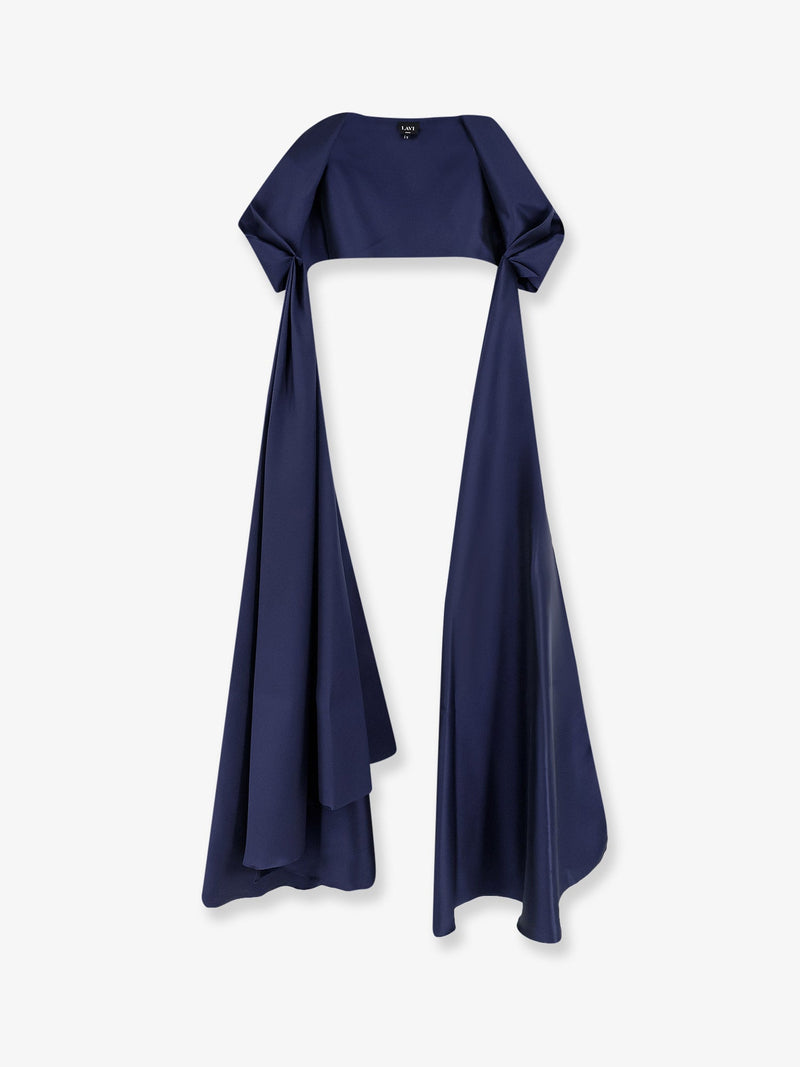 Lavi Lavi Beverello Satin Stole Blue - World Class Fashion