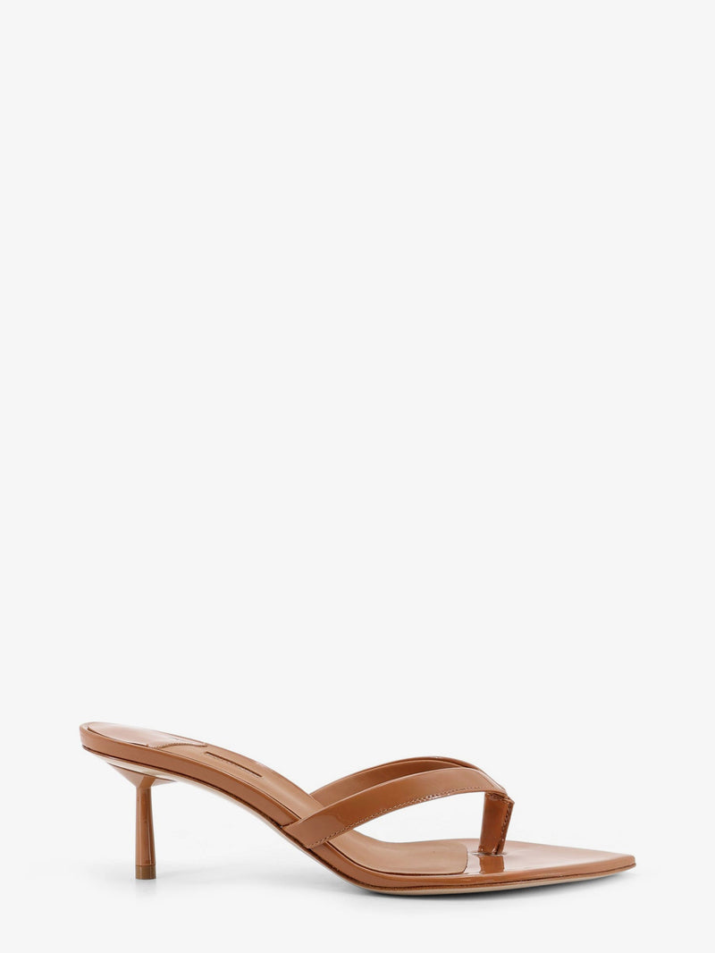 Le Silla Le Silla Gisele Patent Leather Sandals Brown - World Class Fashion