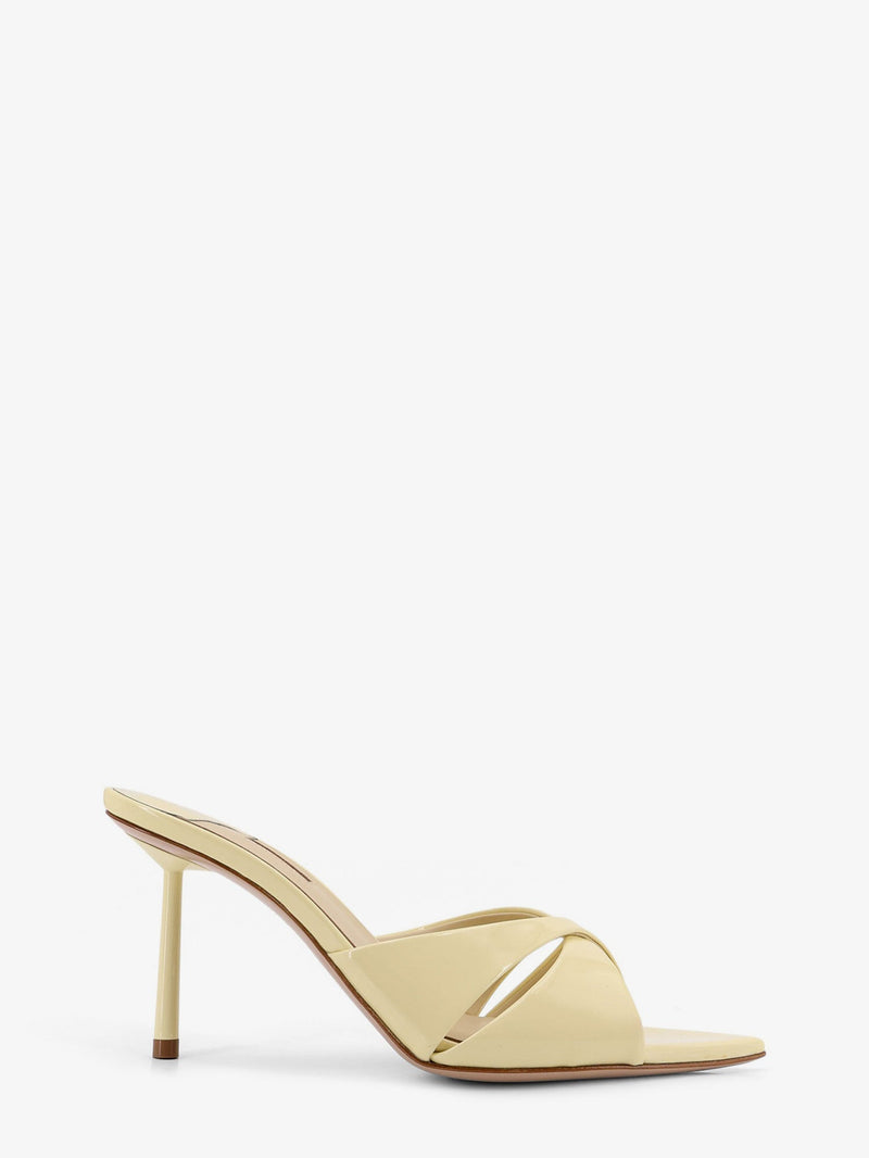 Le Silla Le Silla Shirley Patent Leather Sandals Beige - World Class Fashion