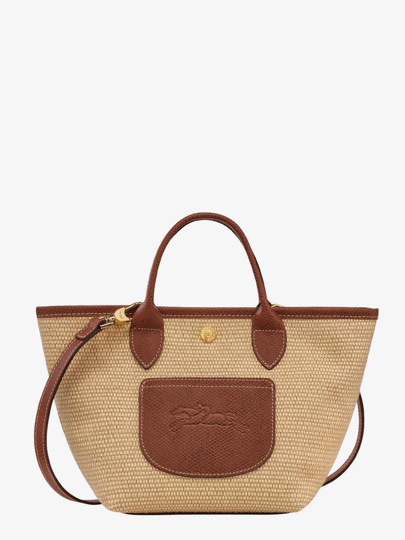 Longchamp Paris Longchamp Paris Le Panier Pliage XS Raffia Leather Beige - World Class Fashion