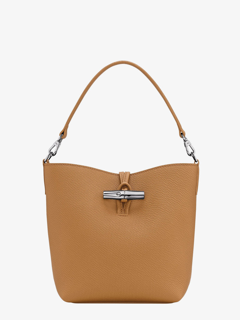 Longchamp Paris Longchamp Paris Le Roseau XS Leather Bucket Bag Brown - World Class Fashion