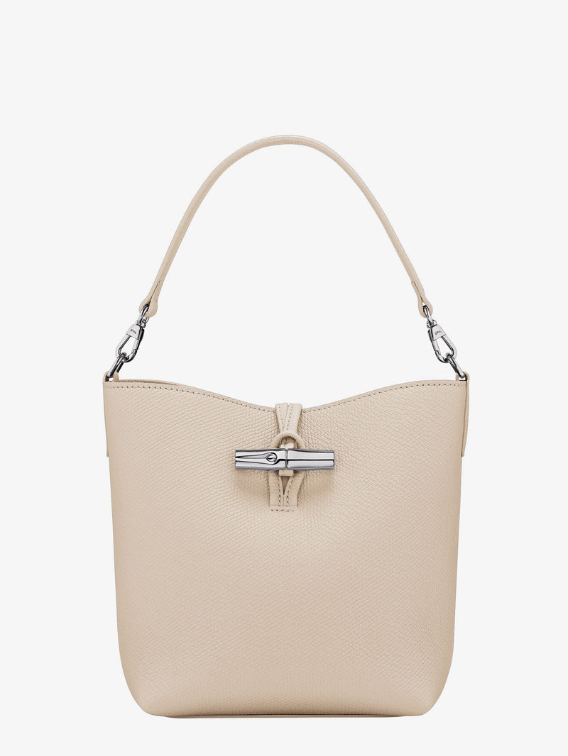 Longchamp Paris Longchamp Paris Le Roseau S Leather Bucket Bag Beige - World Class Fashion