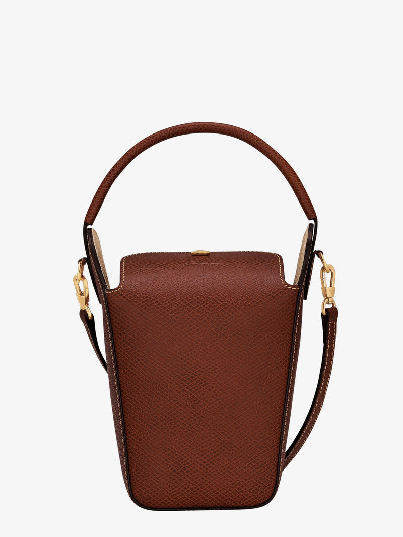 Longchamp Paris Longchamp Paris Popcorn Epure Leather Shoulder Bag Brown - World Class Fashion