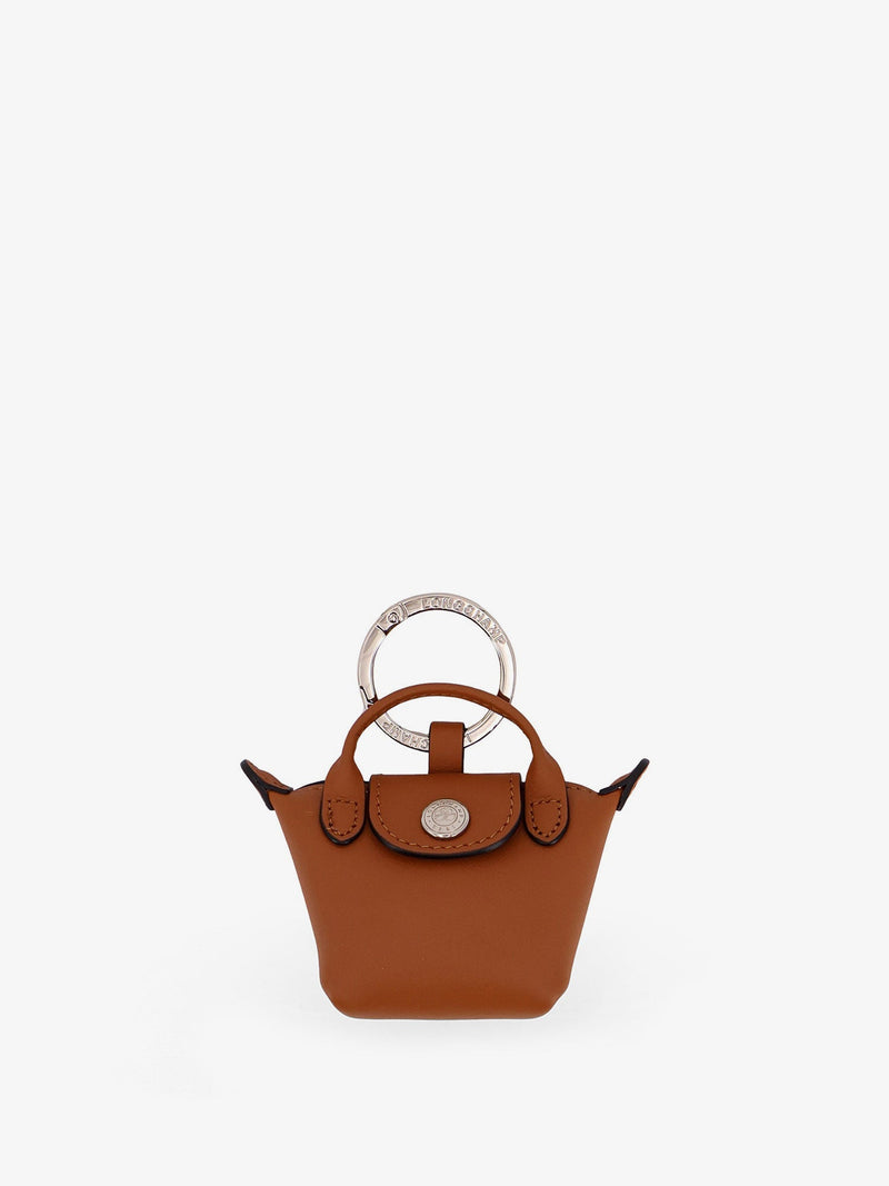 Longchamp Paris Longchamp Paris Le Pliage Xtra Leather Keyring Brown - World Class Fashion
