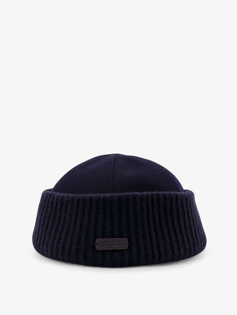 Loro Piana Loro Piana Brando Cashmere Hat Blue - World Class Fashion