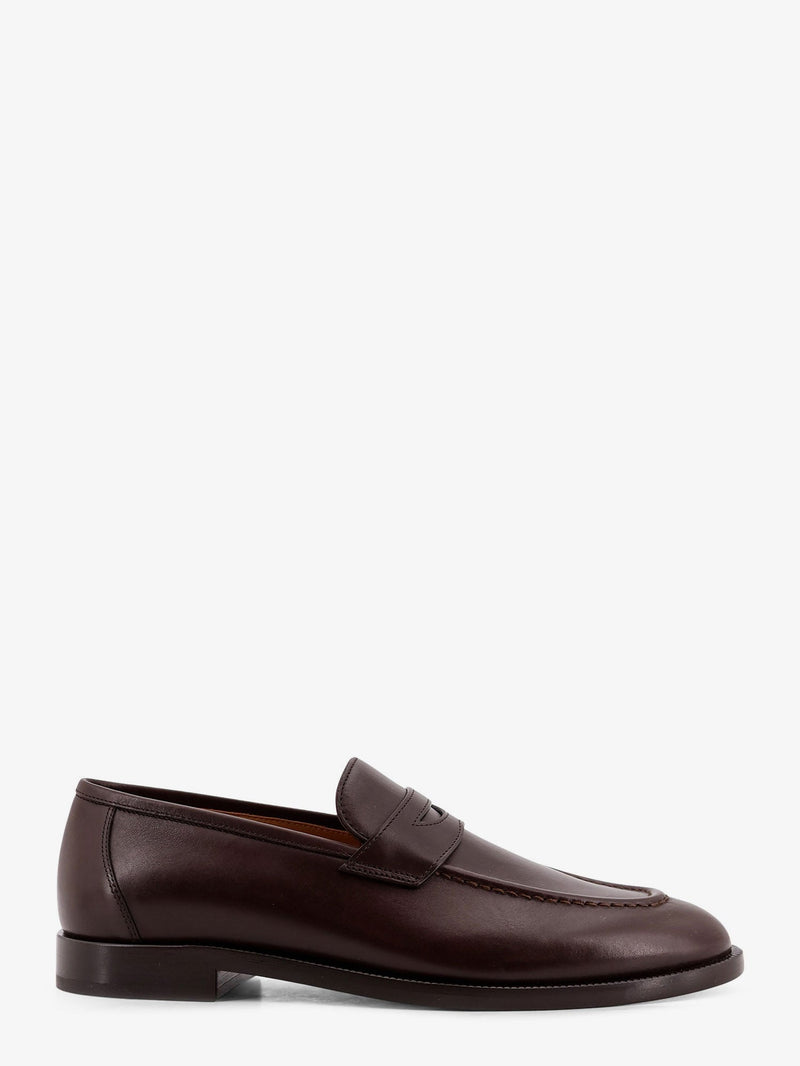 Loro Piana Loro Piana Sergio Walk Leather Loafers Blue - World Class Fashion