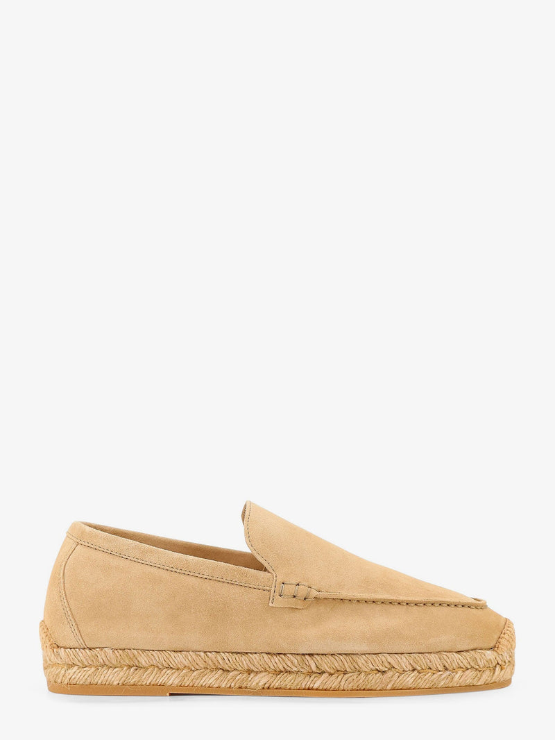 Loro Piana Loro Piana Seaside Walk Suede Loafers Beige - World Class Fashion