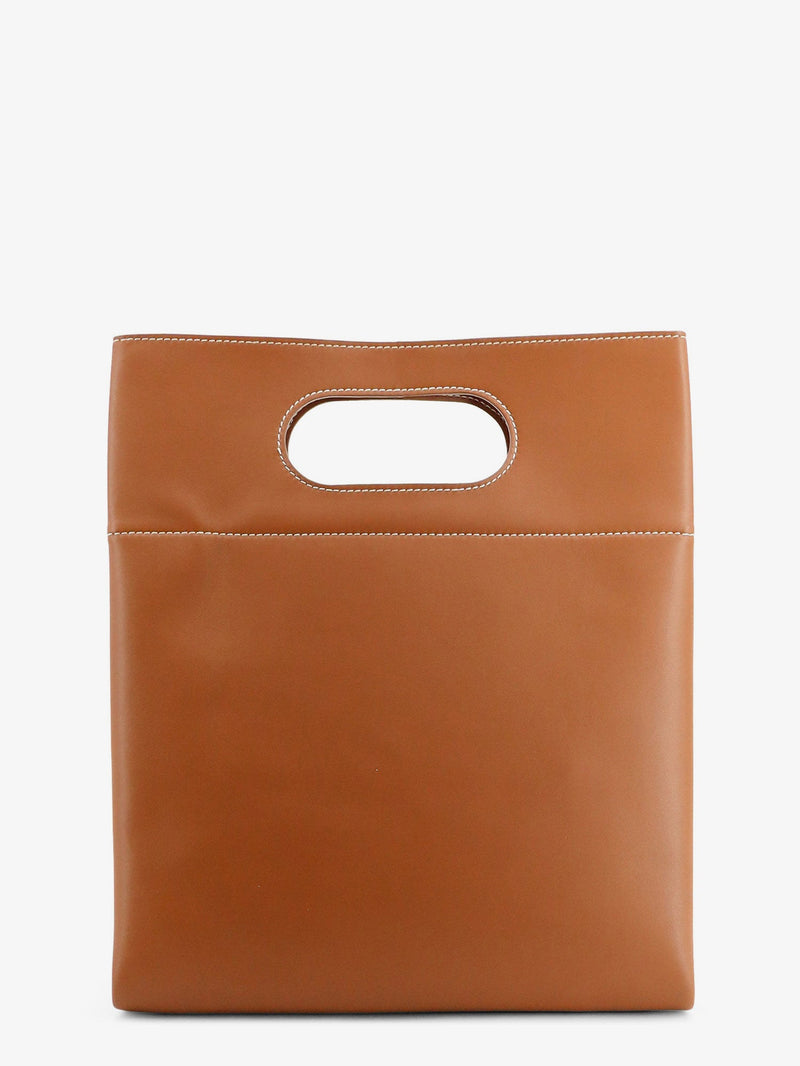 Loro Piana Loro Piana Just Bag Leather Handbag Brown - World Class Fashion