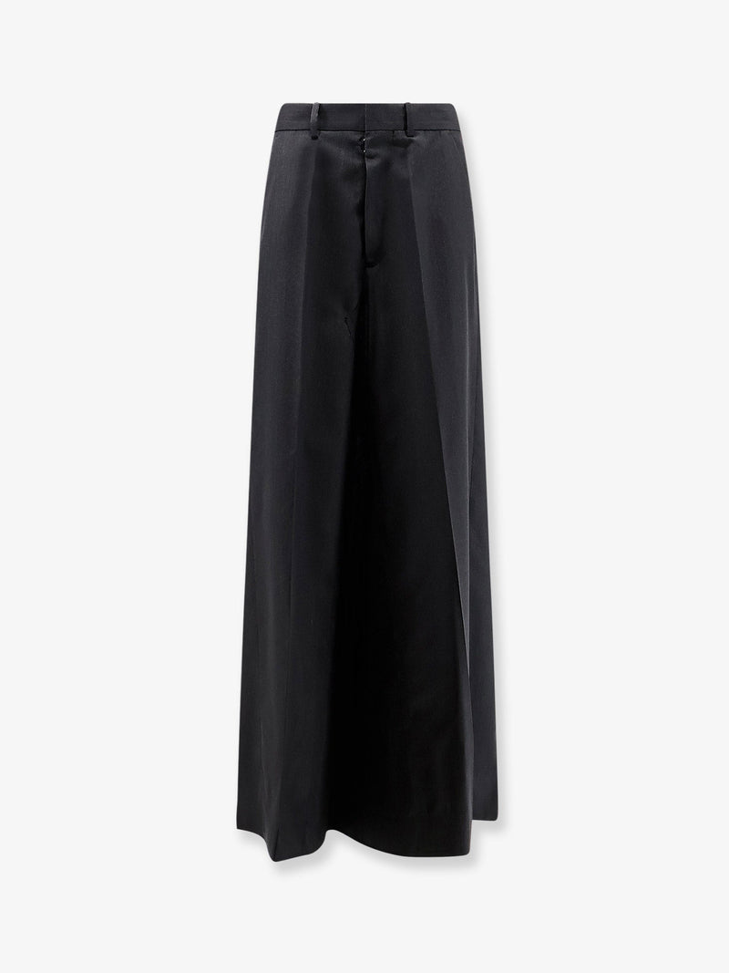 Maison Margiela Maison Margiela Virgin Wool Maxi Skirt Grey - World Class Fashion