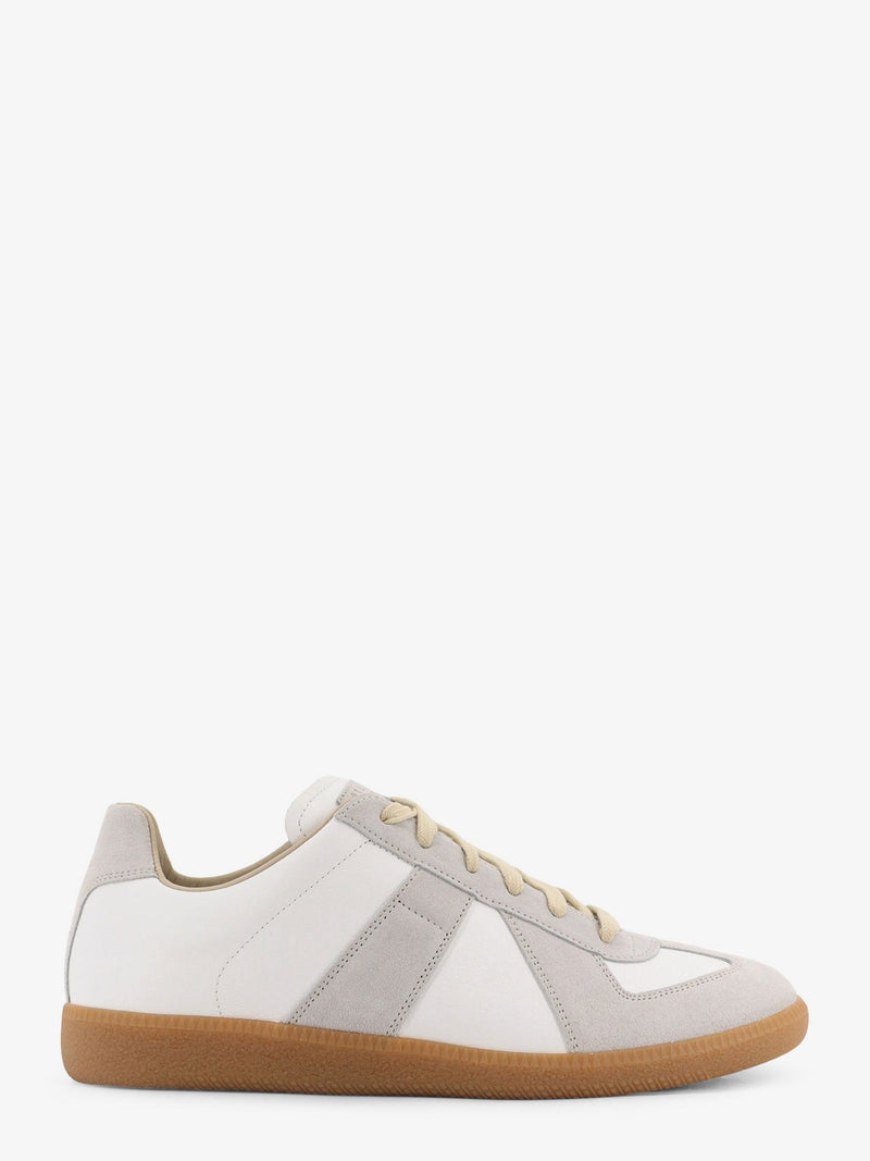 Maison Margiela Zapatillas de piel y ante Maison Margiela Replica Blancas - World Class Fashion