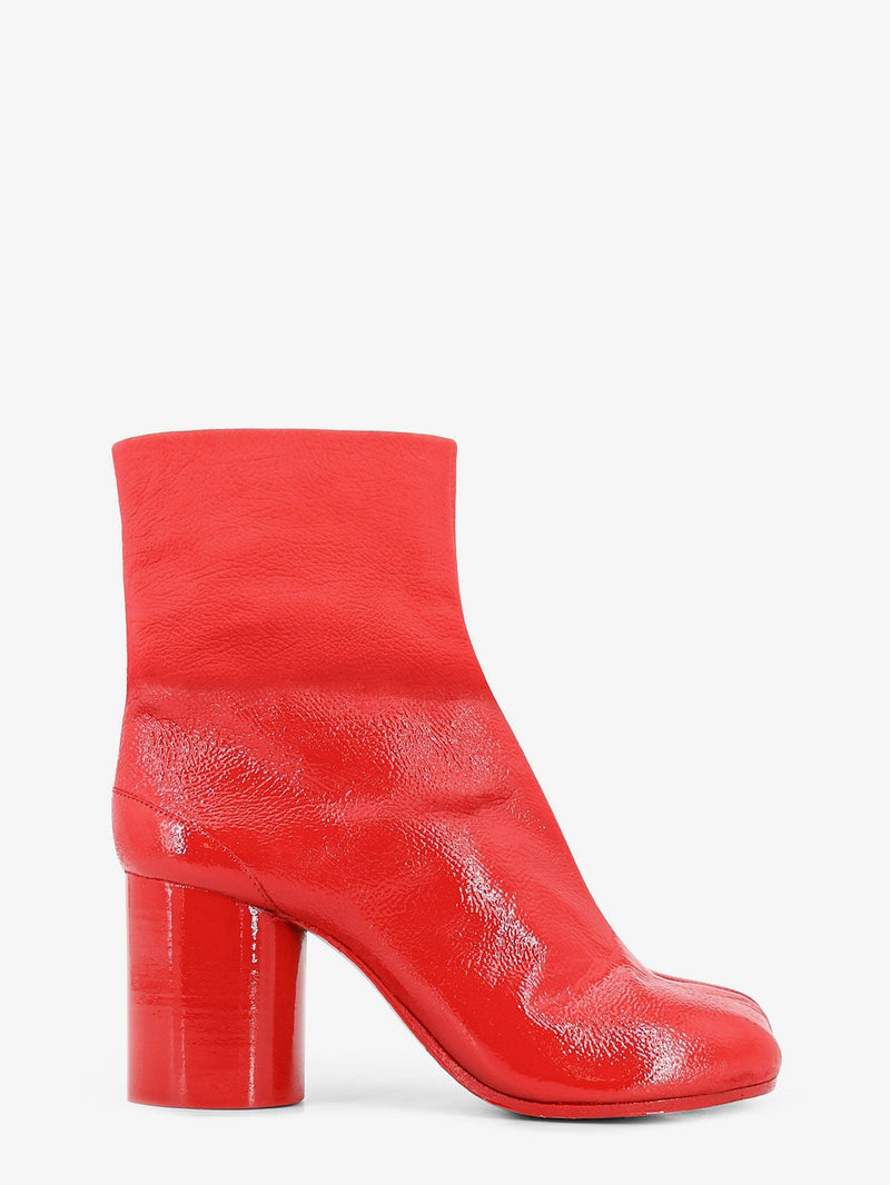 Maison Margiela Maison Margiela Leather Tabi Boots Red Women - World Class Fashion
