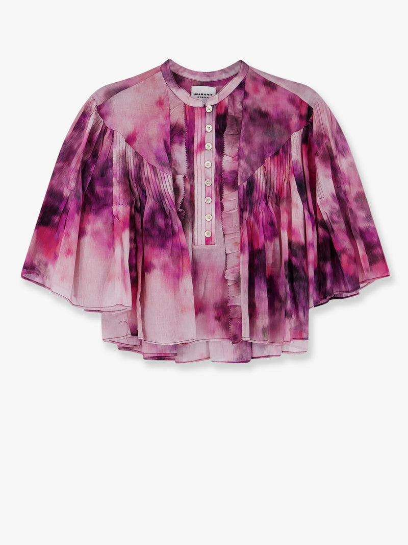 Marant Étoile Marant Étoile Veelia Organic Cotton Shirt Pink - World Class Fashion