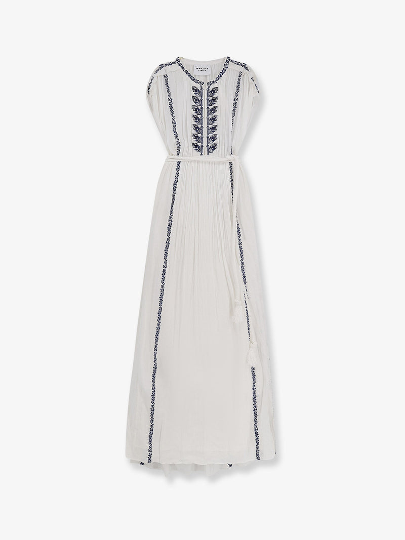 Marant Étoile Marant Étoile Vestido Largo Liviane Blanco - World Class Fashion