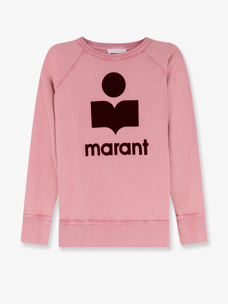 Marant Étoile Marant Étoile Milly Biologic Cotton Sweatshirt Pink - World Class Fashion