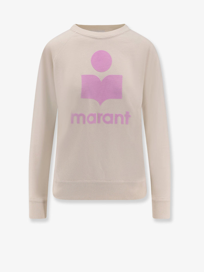 Marant Étoile Marant Étoile Milly Ny Organic Cotton Sweatshirt Beige - World Class Fashion