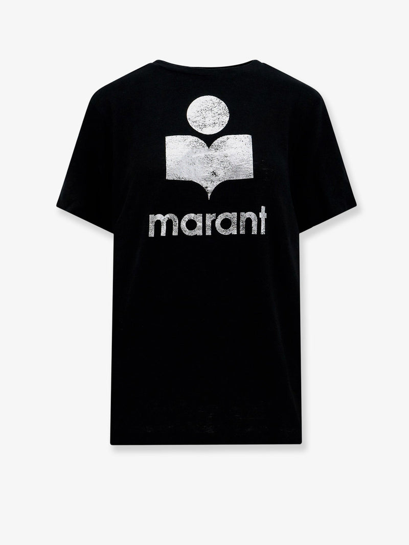 Marant Étoile Marant Étoile Zewel Linen T-Shirt Black - World Class Fashion