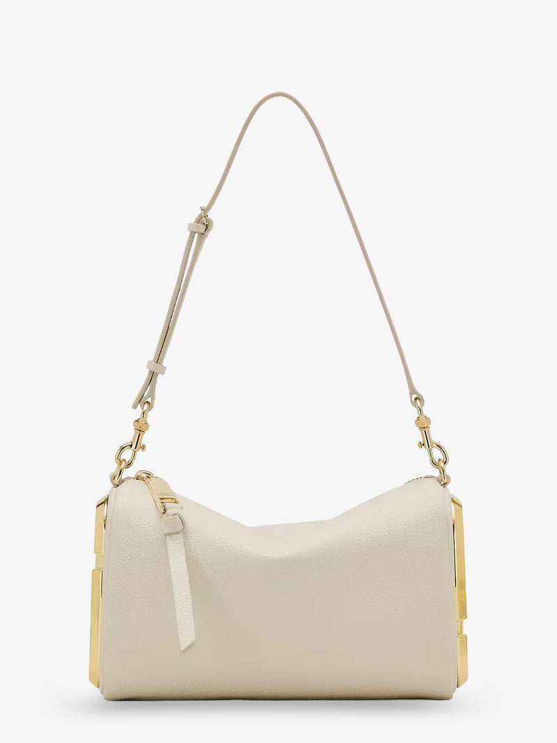Marc Jacobs Bolso de hombro Marc Jacobs Snapshot de cuero martillado beige - World Class Fashion