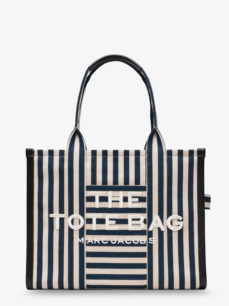 Marc Jacobs Bolso de lona The Large Tote de Marc Jacobs en azul - World Class Fashion