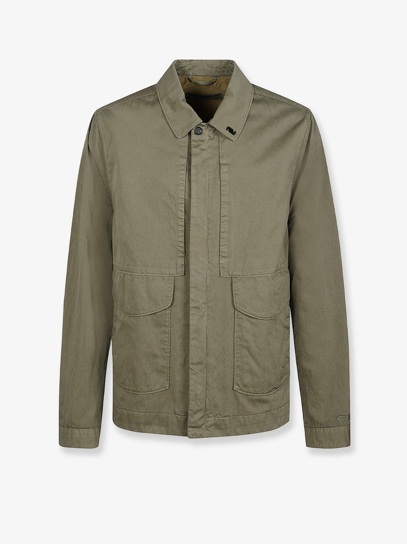 Massimo Osti Massimo Osti Overshirt Cotton Blend Jacket Beige - World Class Fashion