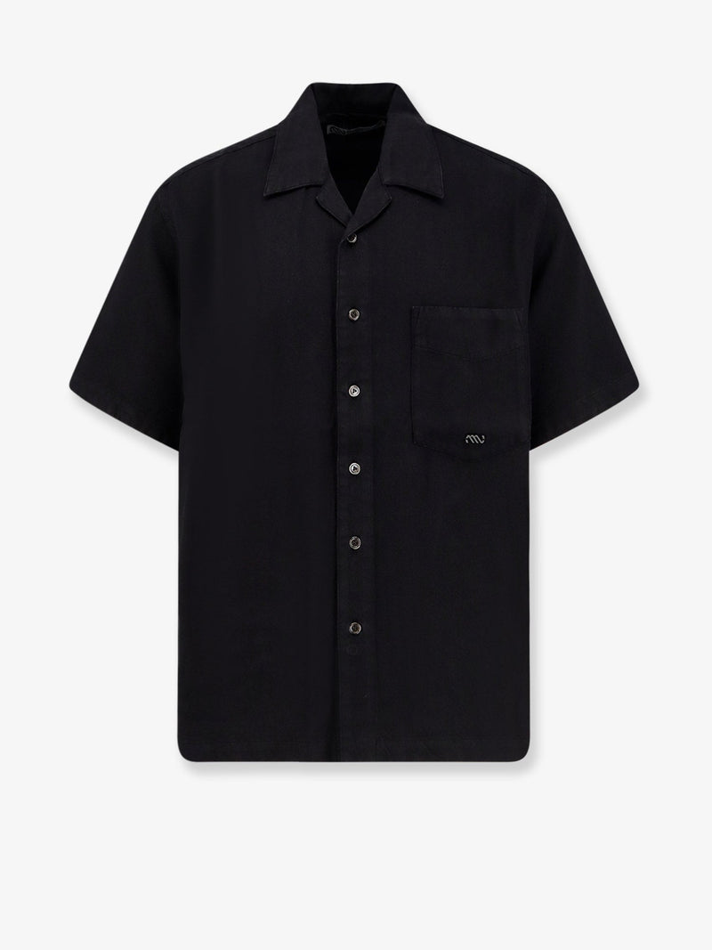 Massimo Osti Massimo Osti Paper Twill Shirt Black - World Class Fashion