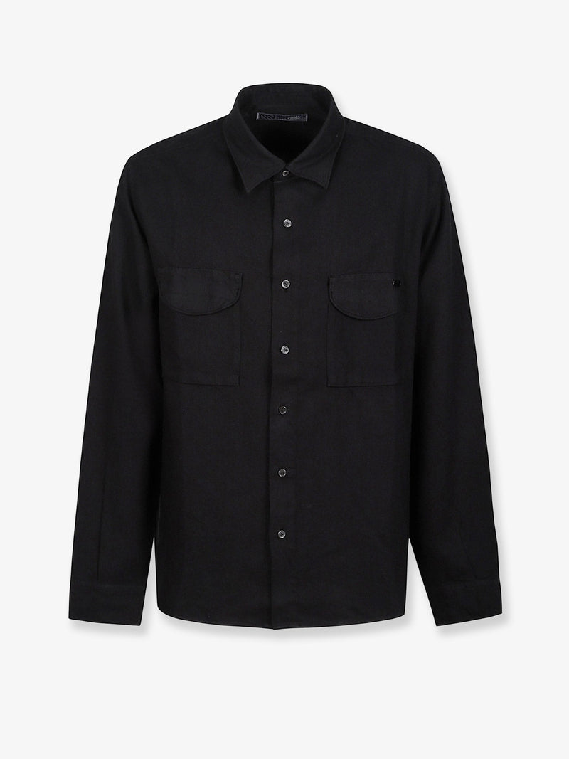 Massimo Osti Massimo Osti Paper Twill Shirt Black - World Class Fashion