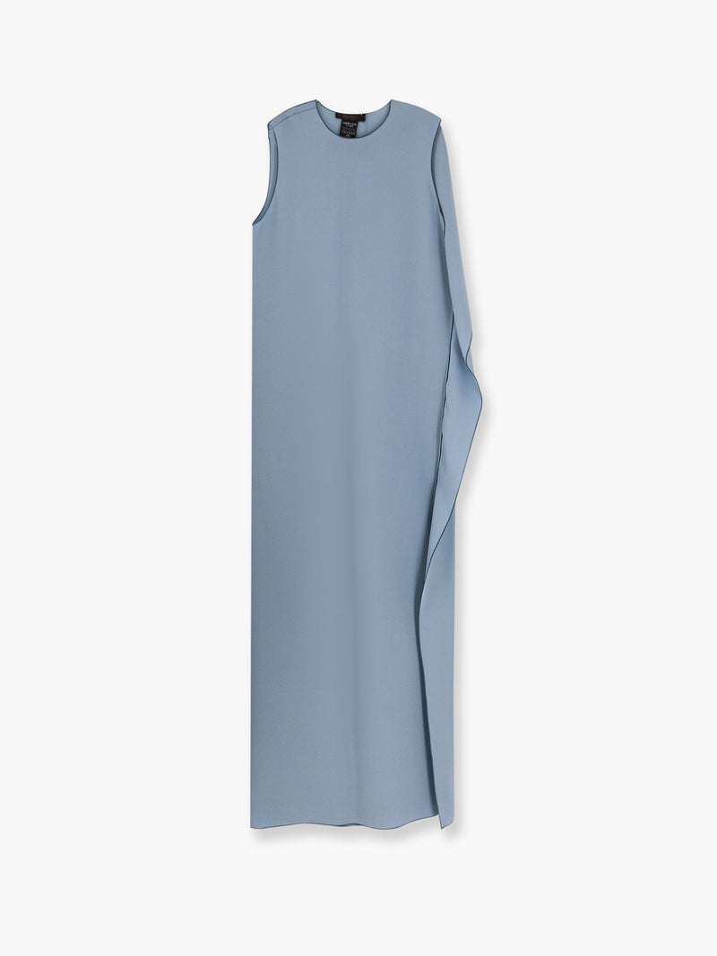 Max Mara Max Mara Odessa Silk Dress Blue - World Class Fashion