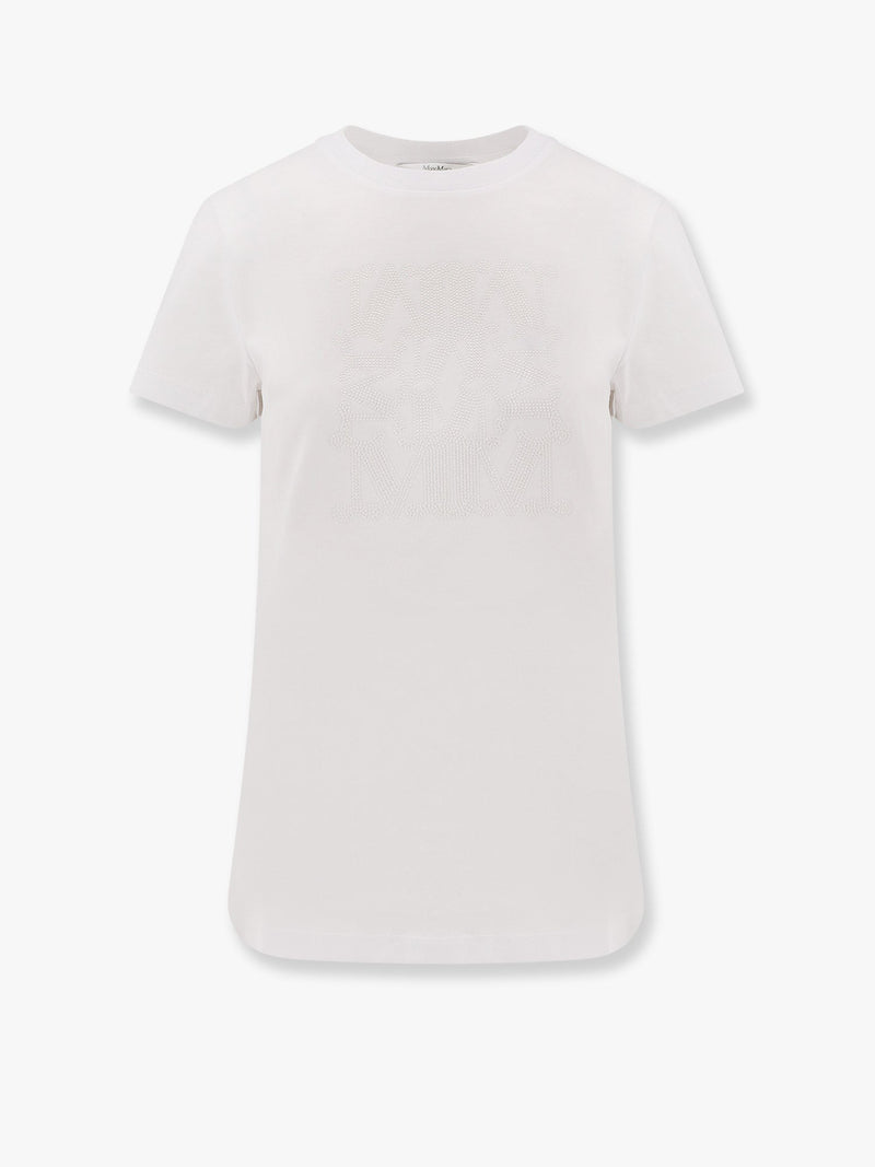 Max Mara Max Mara Giovane Cotton T-Shirt White - World Class Fashion