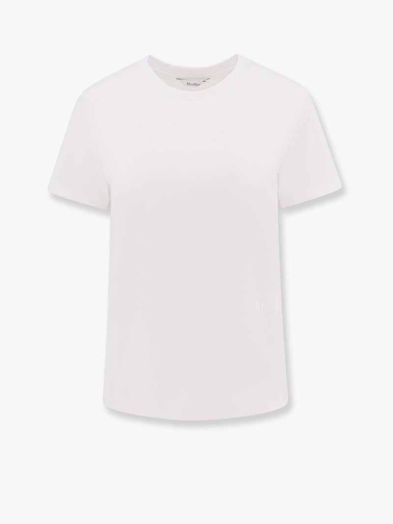 Max Mara Max Mara Nerina Cotton T-Shirt White Women - World Class Fashion