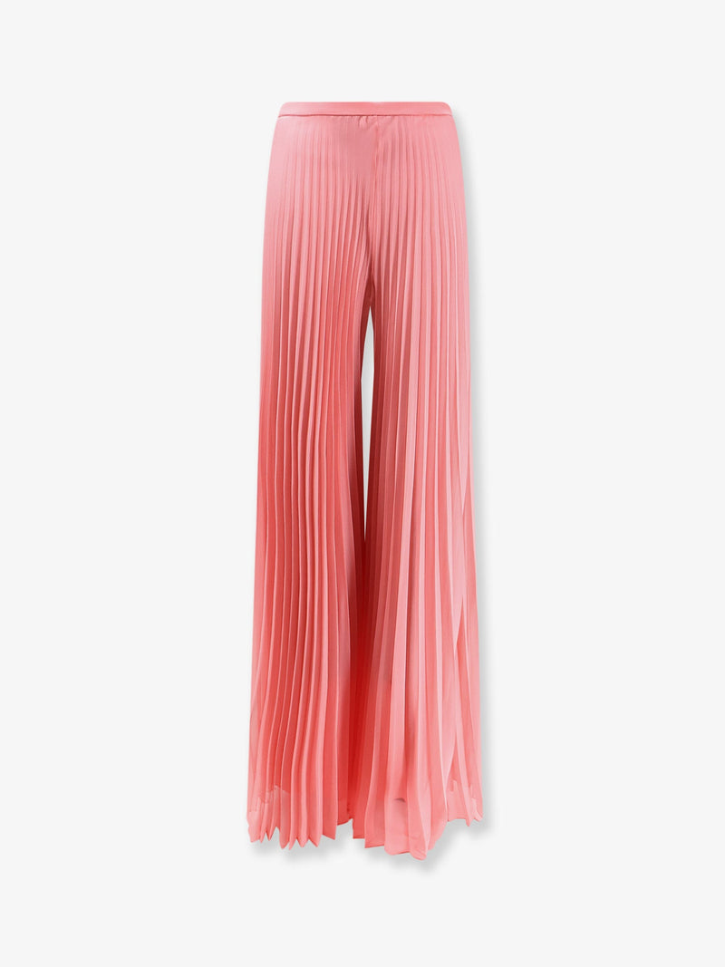 Max Mara Max Mara Mxegrembo Pleated Trousers Pink - World Class Fashion