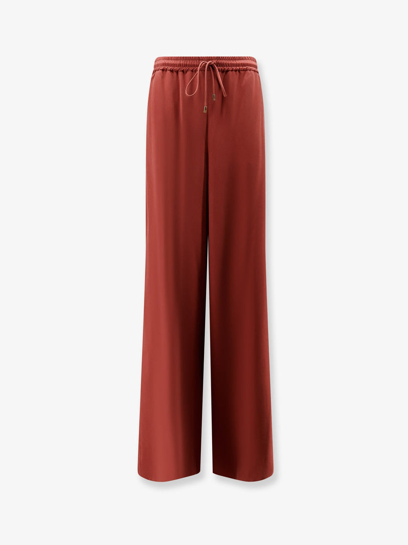 Max Mara Max Mara Silk Trousers Orange Women - World Class Fashion