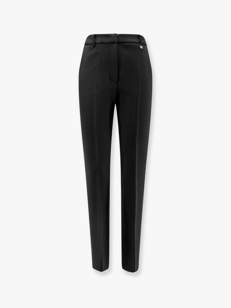 Max Mara Max Mara Virgin Wool Trousers Black Women - World Class Fashion
