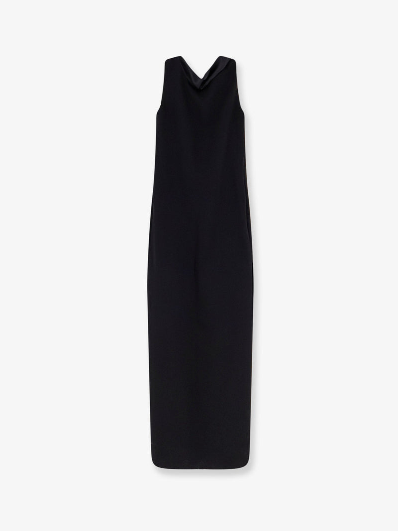 Max Mara Max Mara Mxmeaere Long Dress Black - World Class Fashion