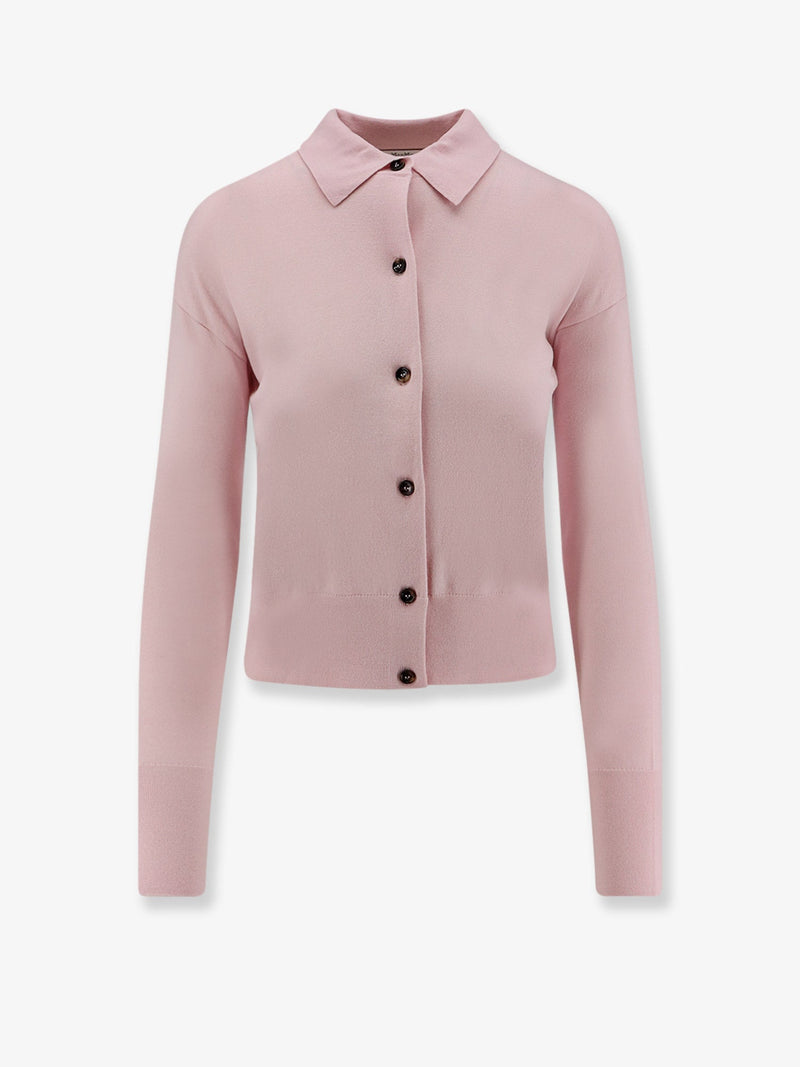 Max Mara Max Mara Medeola Wool Blend Cardigan Pink - World Class Fashion
