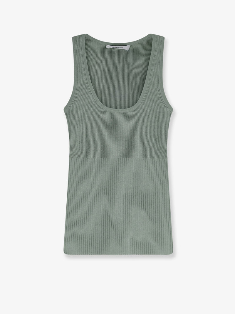 Max Mara Max Mara Viscose Blend Tank Top Green - World Class Fashion