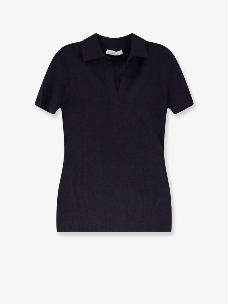 Max Mara Polo de lana virgen Max Mara Albero azul - World Class Fashion