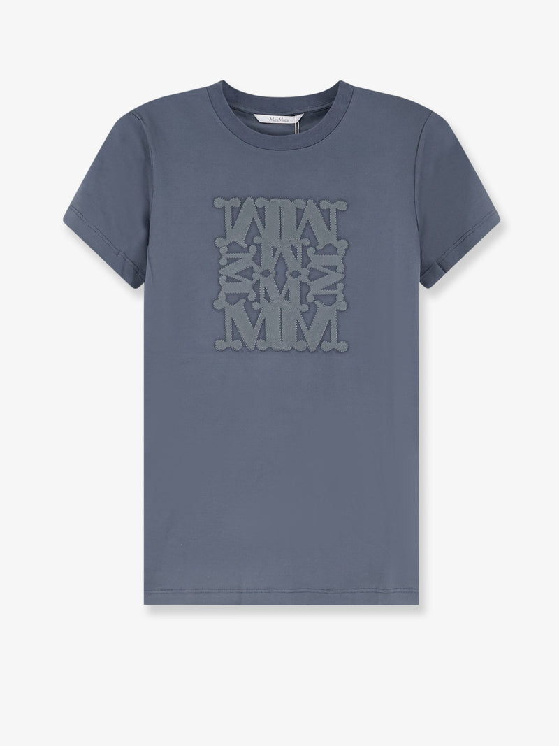 Max Mara Max Mara Mxmgiovane Cotton T-Shirt Grey - World Class Fashion